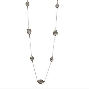 Long gemstone necklace